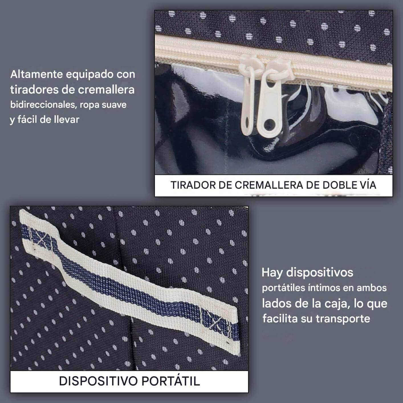 Caja de almacenamiento de ropa plegable